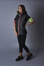 Дамски елек с ефектни цветни ципове-421