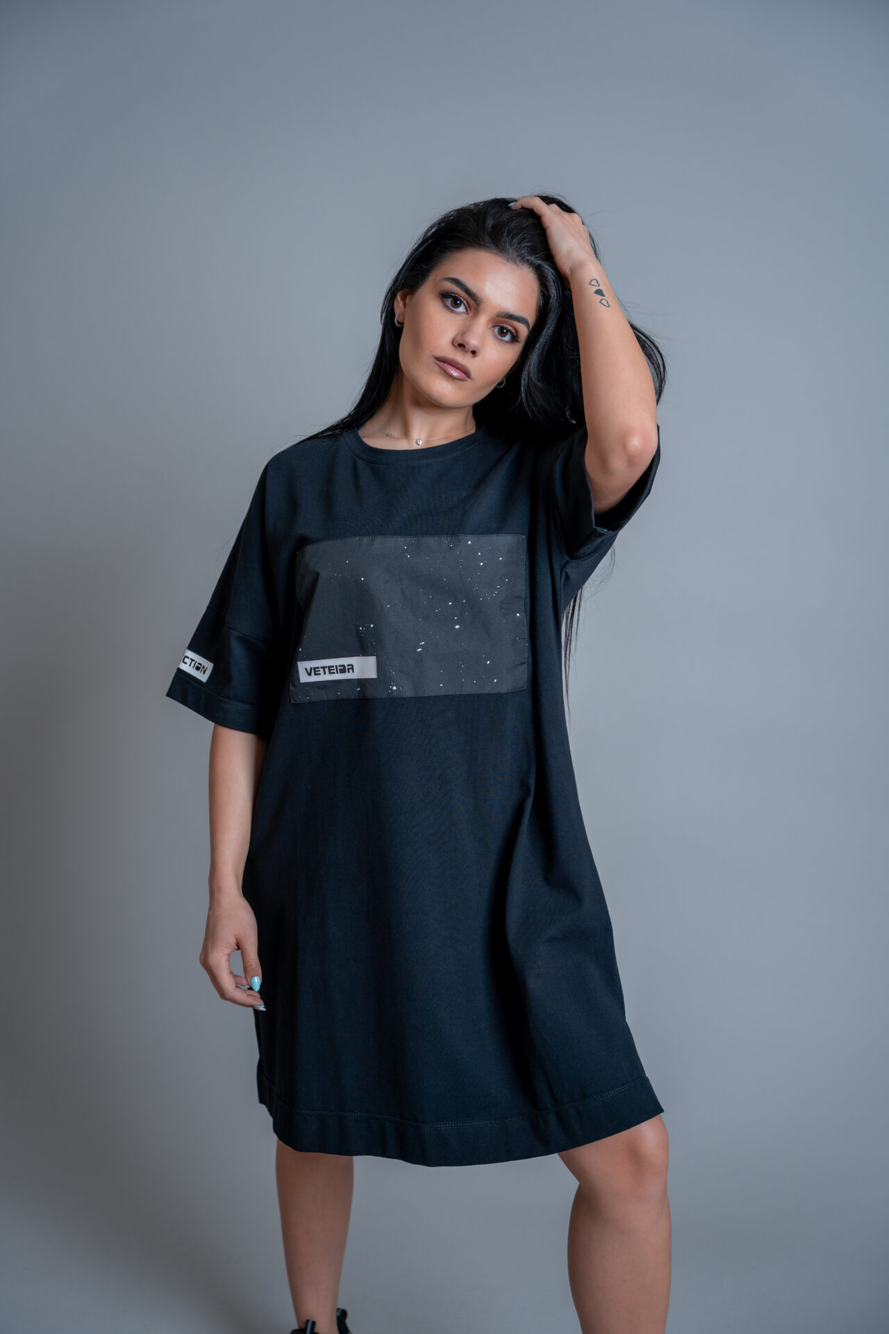 Рокля veteida black-452