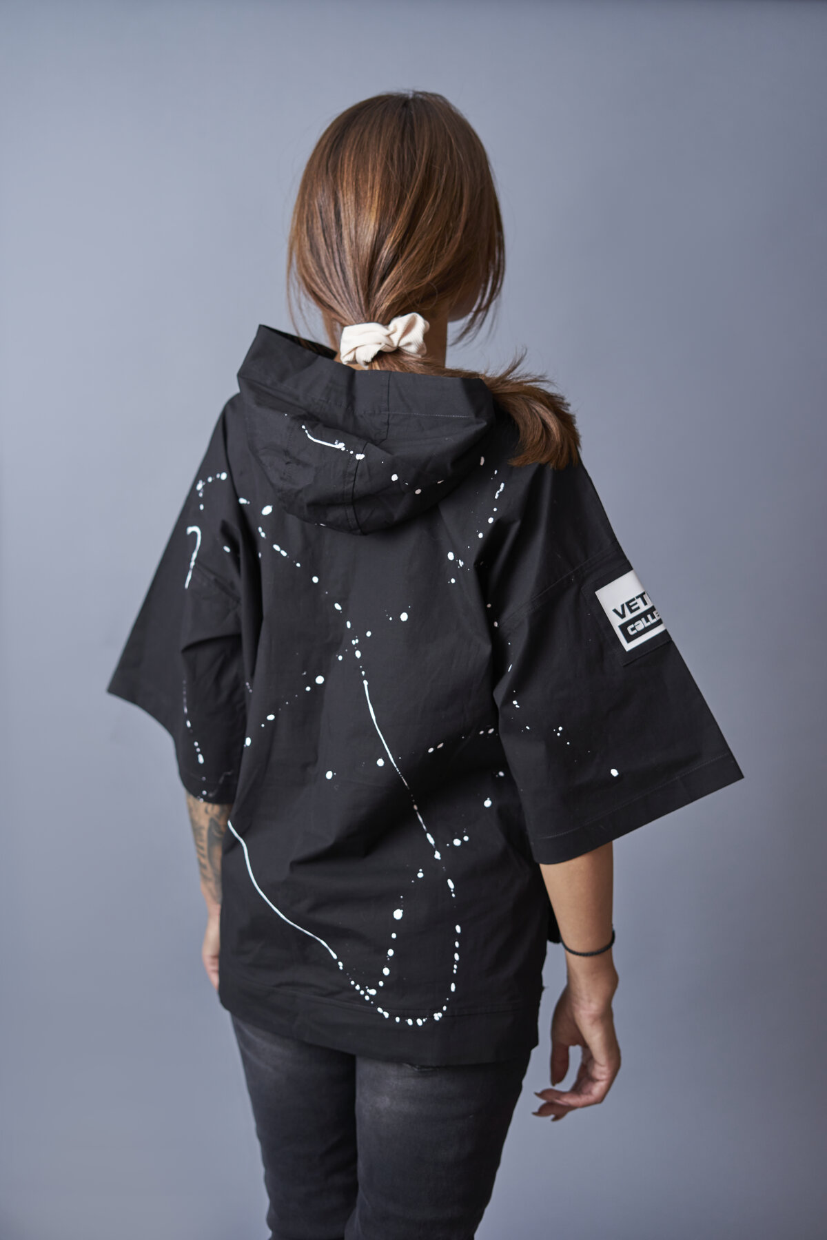 Дамска риза veteida black-443 - Image 3