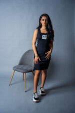 Рокля veteida collection black-white-520