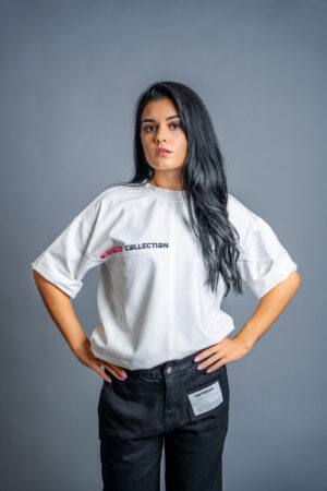 Дамска асиметрична тениска-528