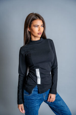 Блуза veteida black-537