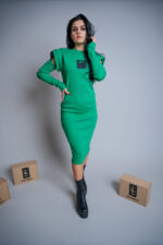 Дамска рокля veteida green-550