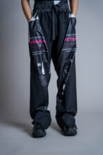 Дамски широк панталон-559