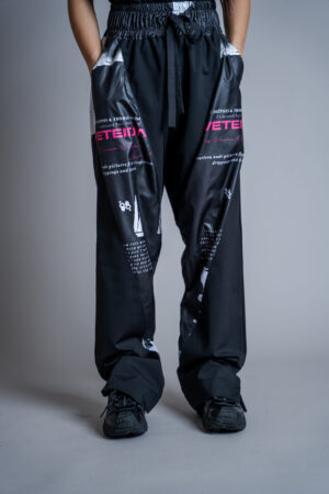 Дамски широк панталон-559