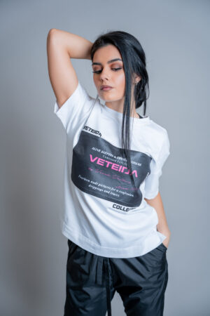 Тениска veteida white-563