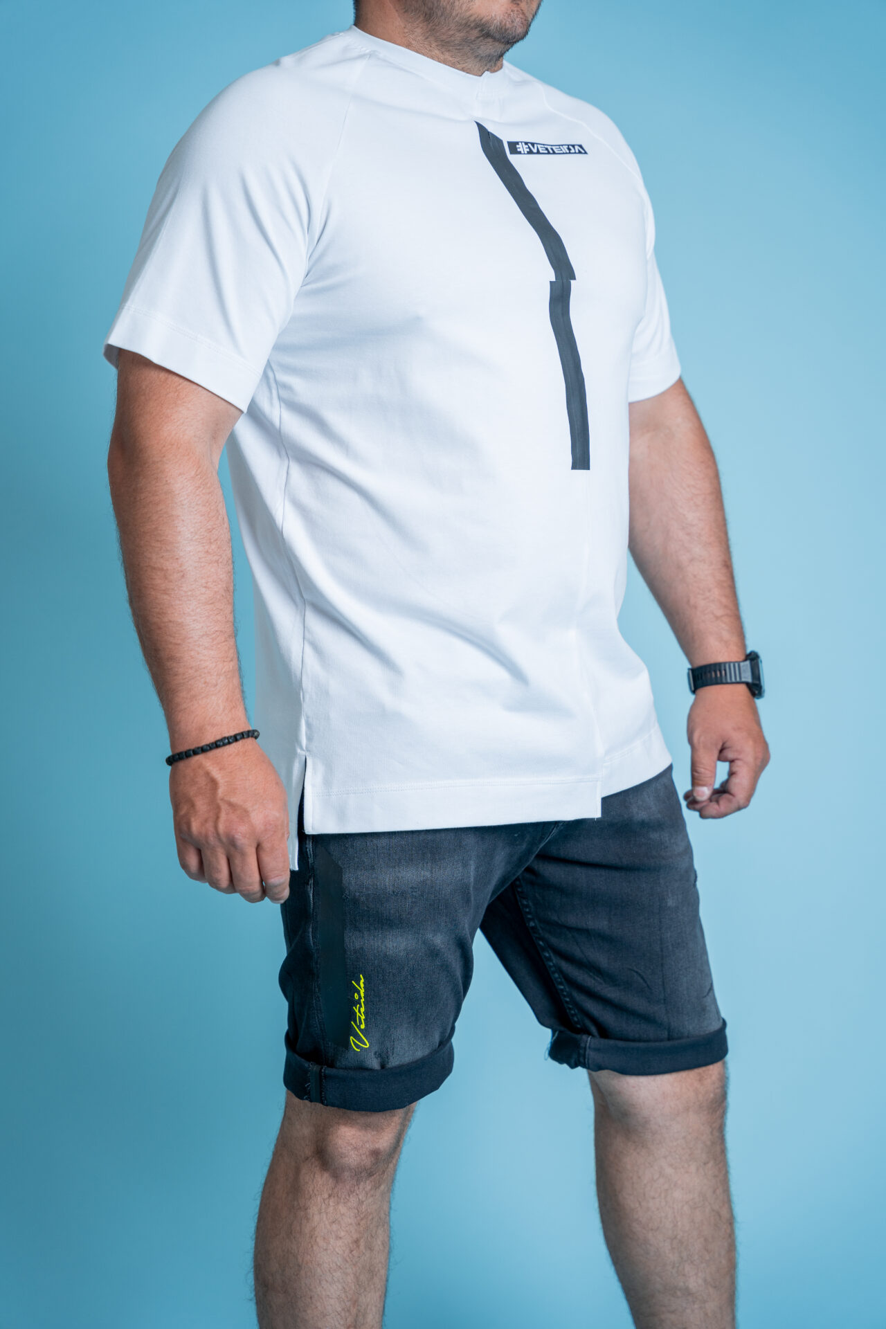 Mъжка тениска veteida white-018 - Image 2