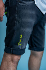 Мъжки дънкови къси панталони-dark