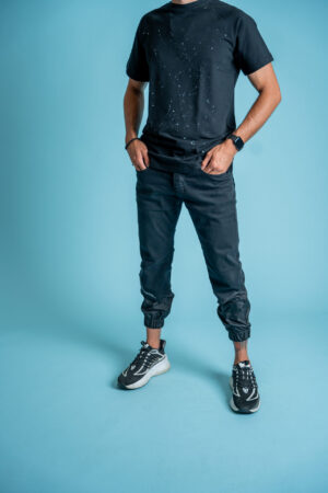 Мъжки дънки black-m099