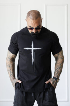 Мъжка тениска the king black-м29