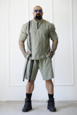 Дизайнерски мъжки комплект the king green-м26