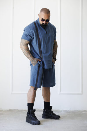 Дизайнерски мъжки комплект the king blue-м27