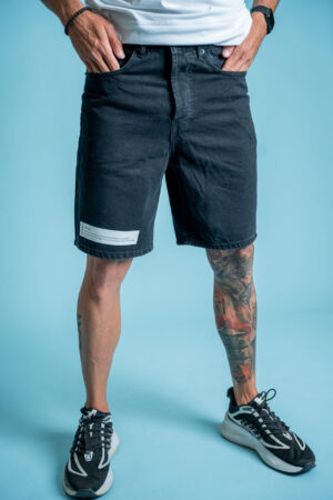Мъжки дънкови къси бермуди-dark104