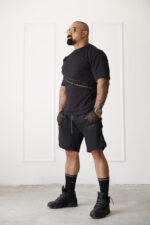 Дизайнерски къси панталони the king black-м52