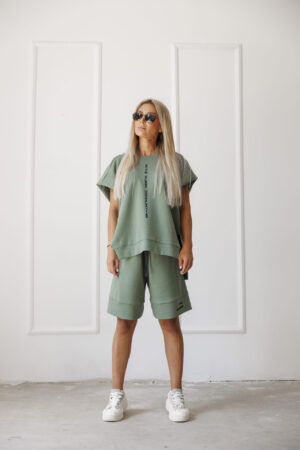 Дамски къси панталони the queen green-д38