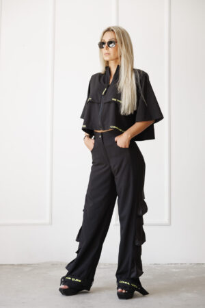 Дизайнерски панталон the queen black-д29