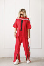 Дамска дизайнерска тениска the queen red-д20