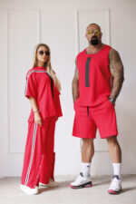 Дизайнерски мъжки комплект the king red-м44