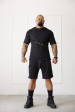 Дизайнерски мъжки комплект the king black-м43