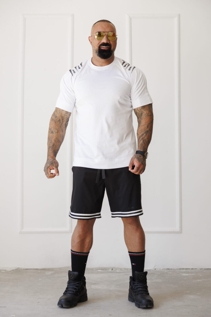 Мъжка тениска the king whit-м41