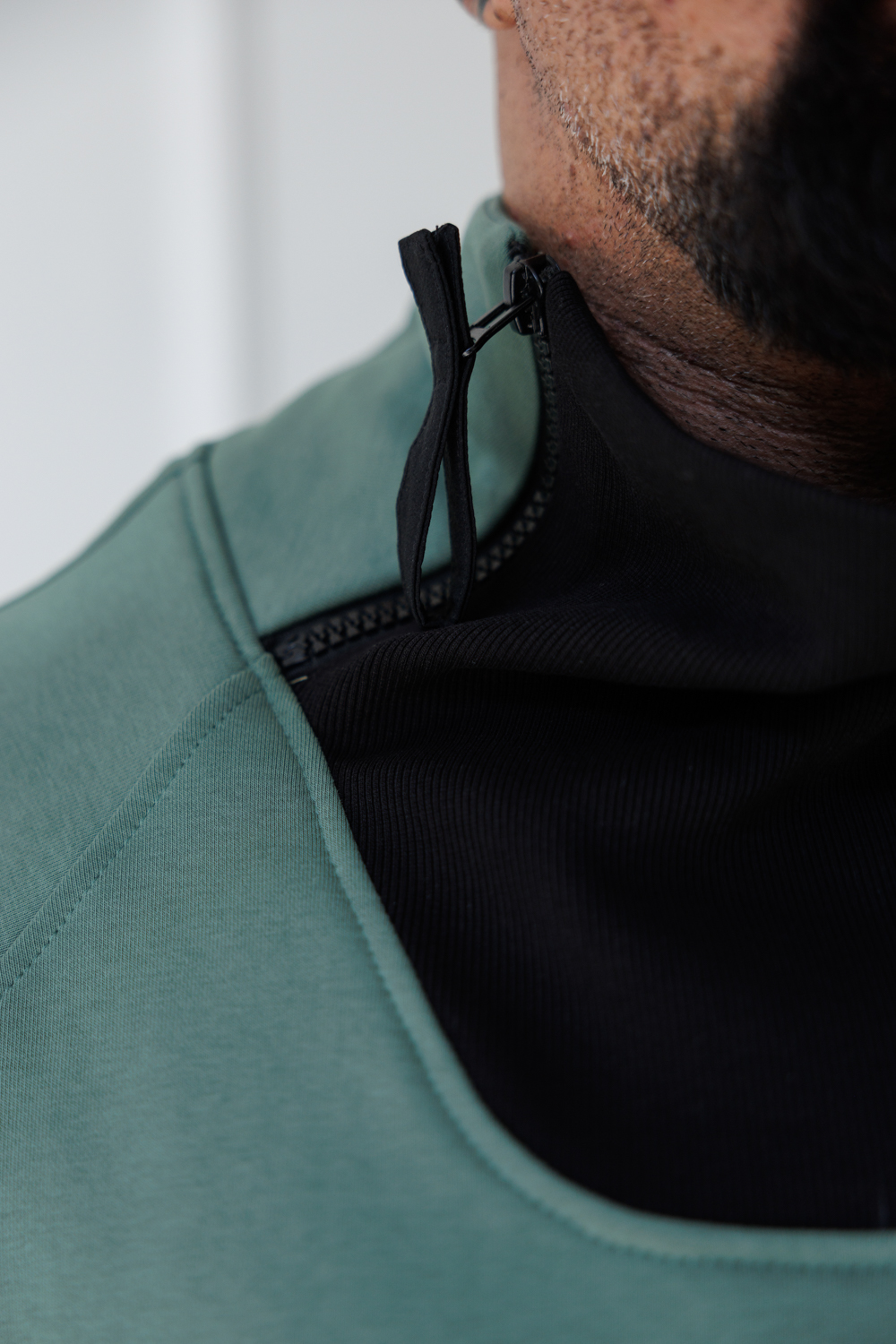 Мъжки дизайнерски суишърт the king green-м56 - Image 3