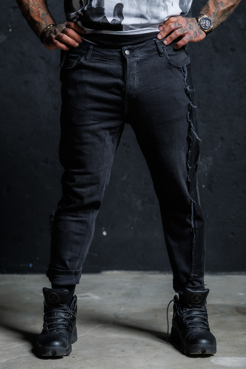 Мъжки дънки-the king black series100