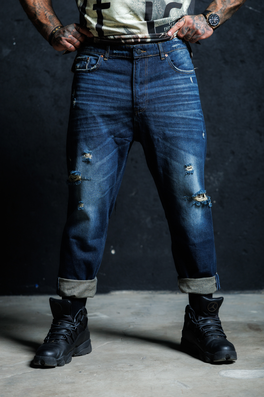 Мъжки дънки-the king blue 101