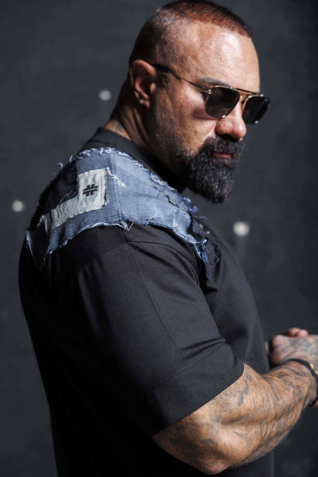 Мъжка тениска the king black-м75