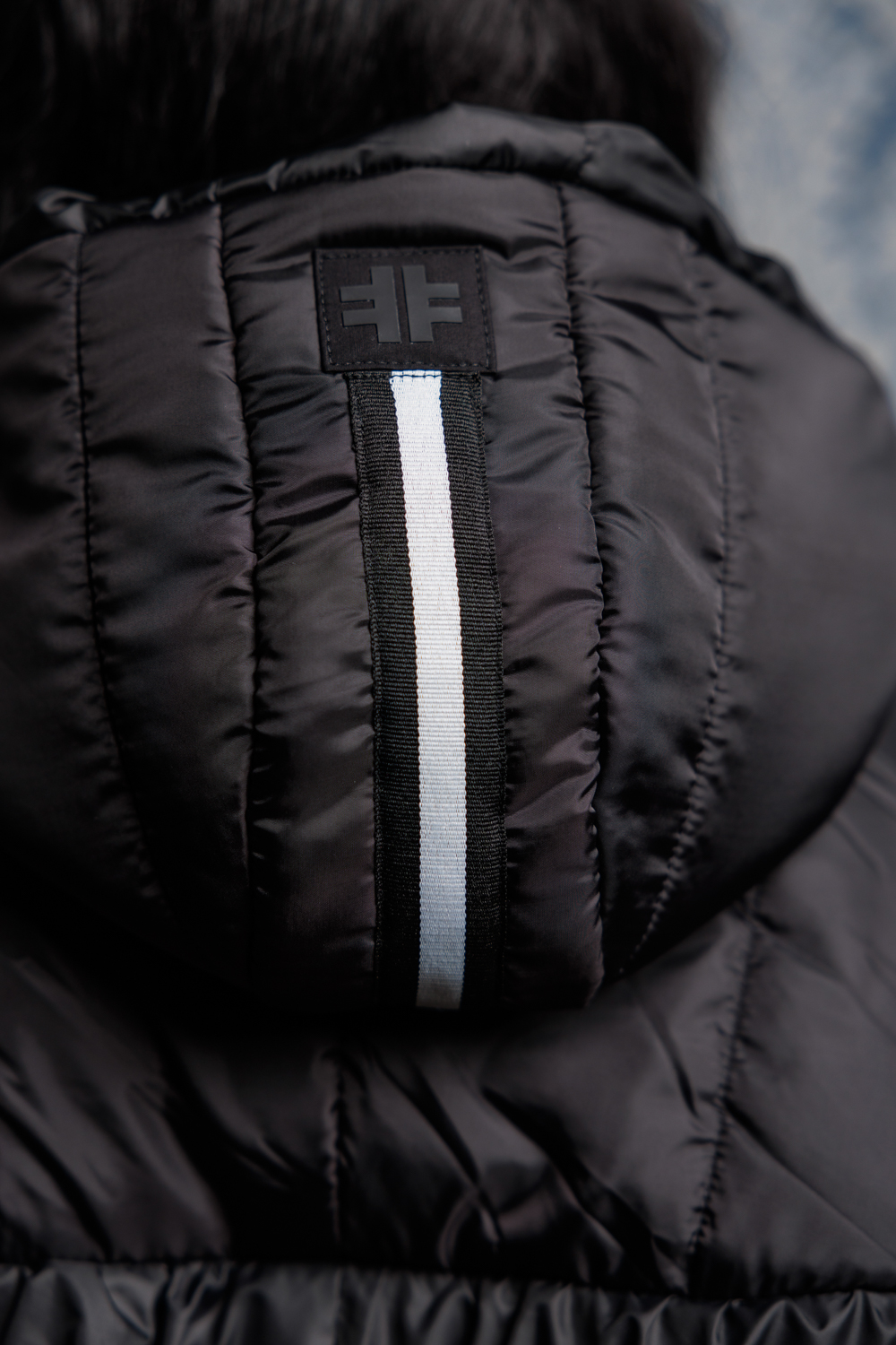 Дамско дизайнерско яке veteida black-603 - Image 5