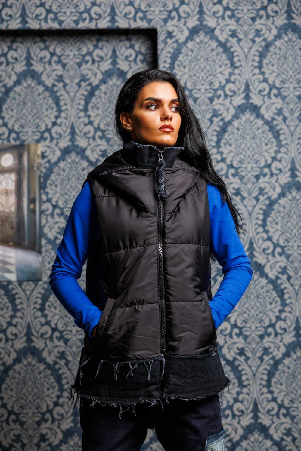 Дамски елек veteida black-602