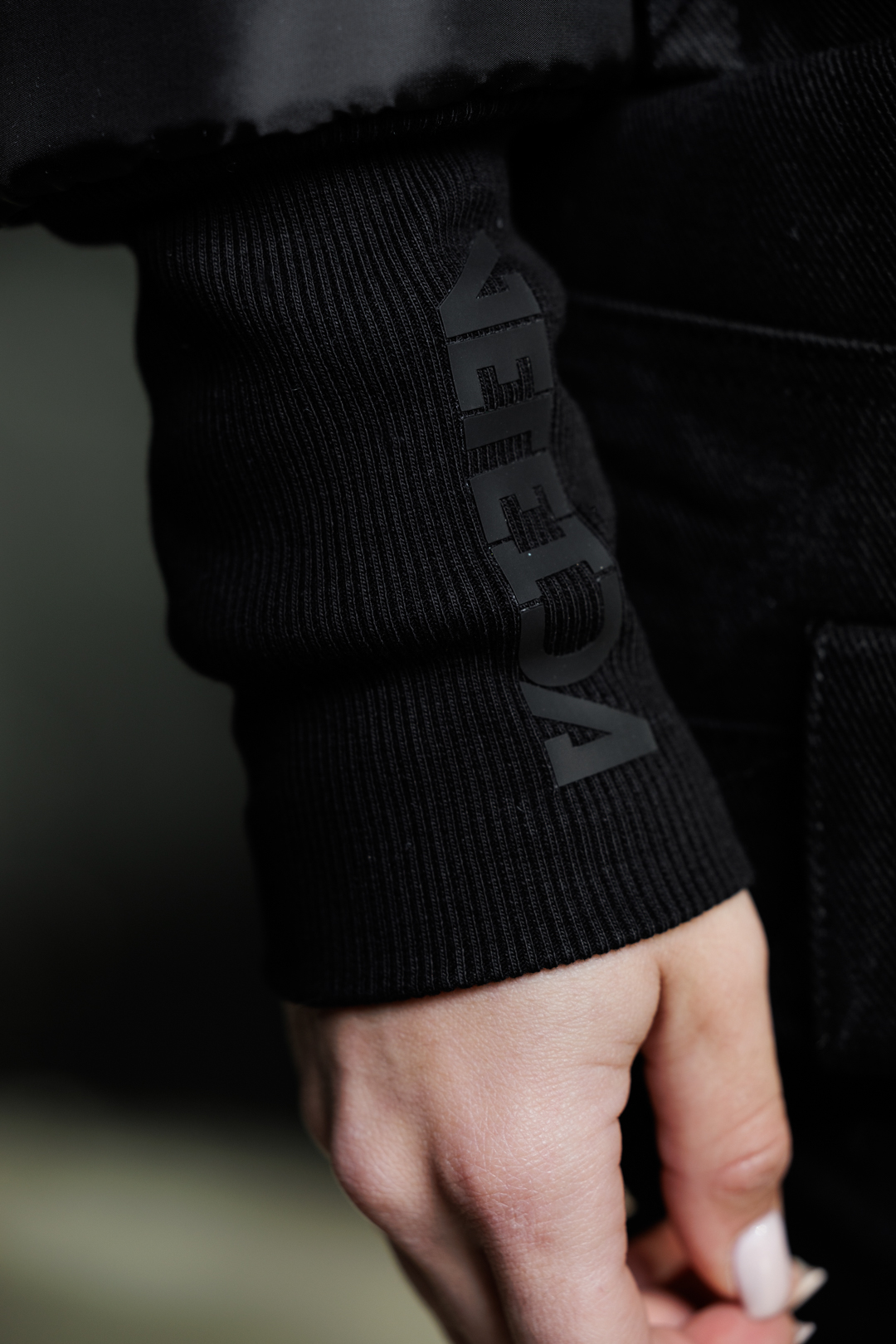 Дамско топло яке veteida black-610 - Image 8