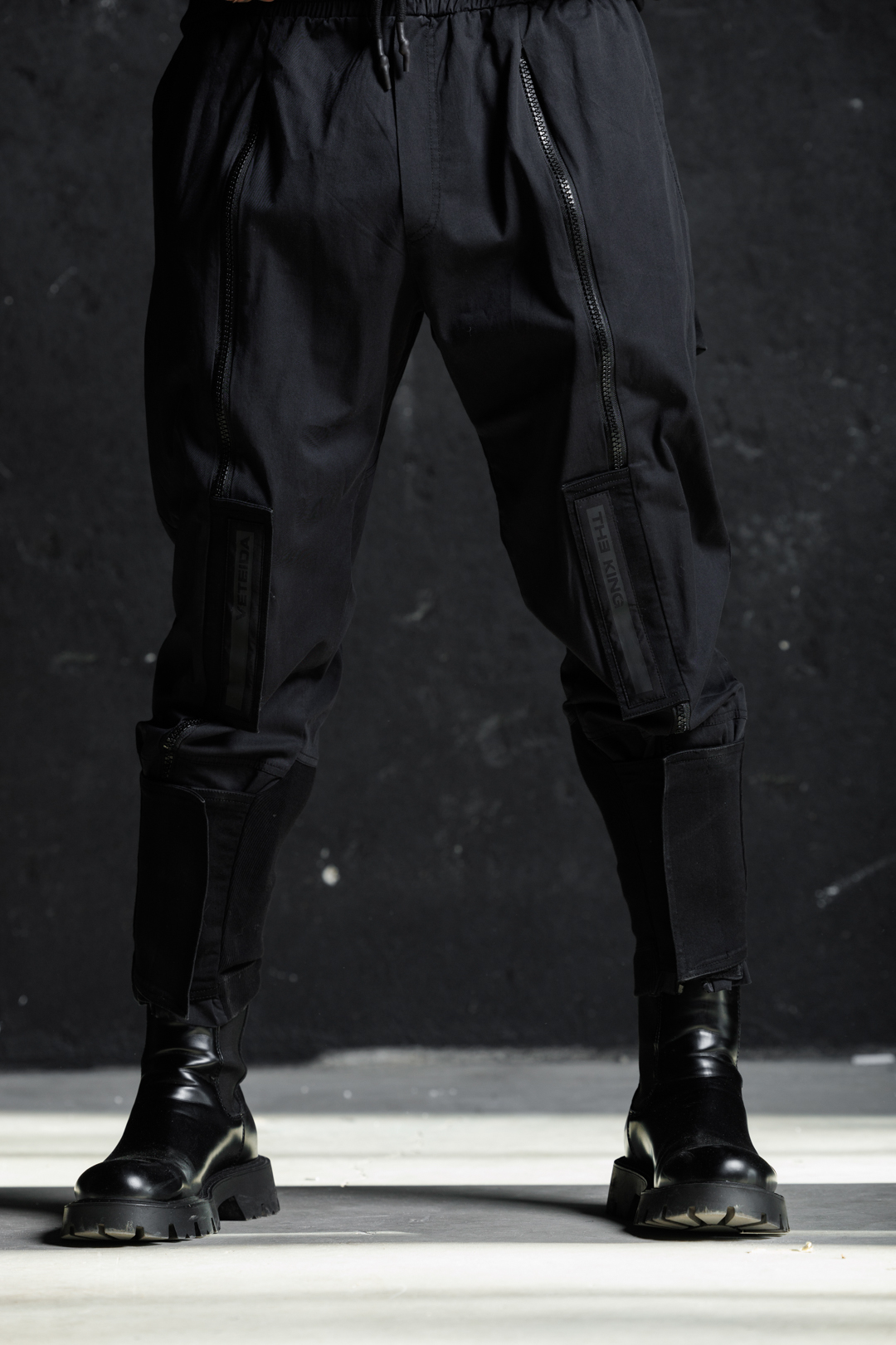 Дизайнерски панталон the king black-м86