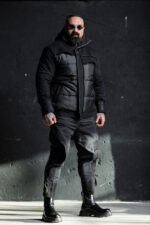 Зимното топло яке с модерни елементи деним the king-м88