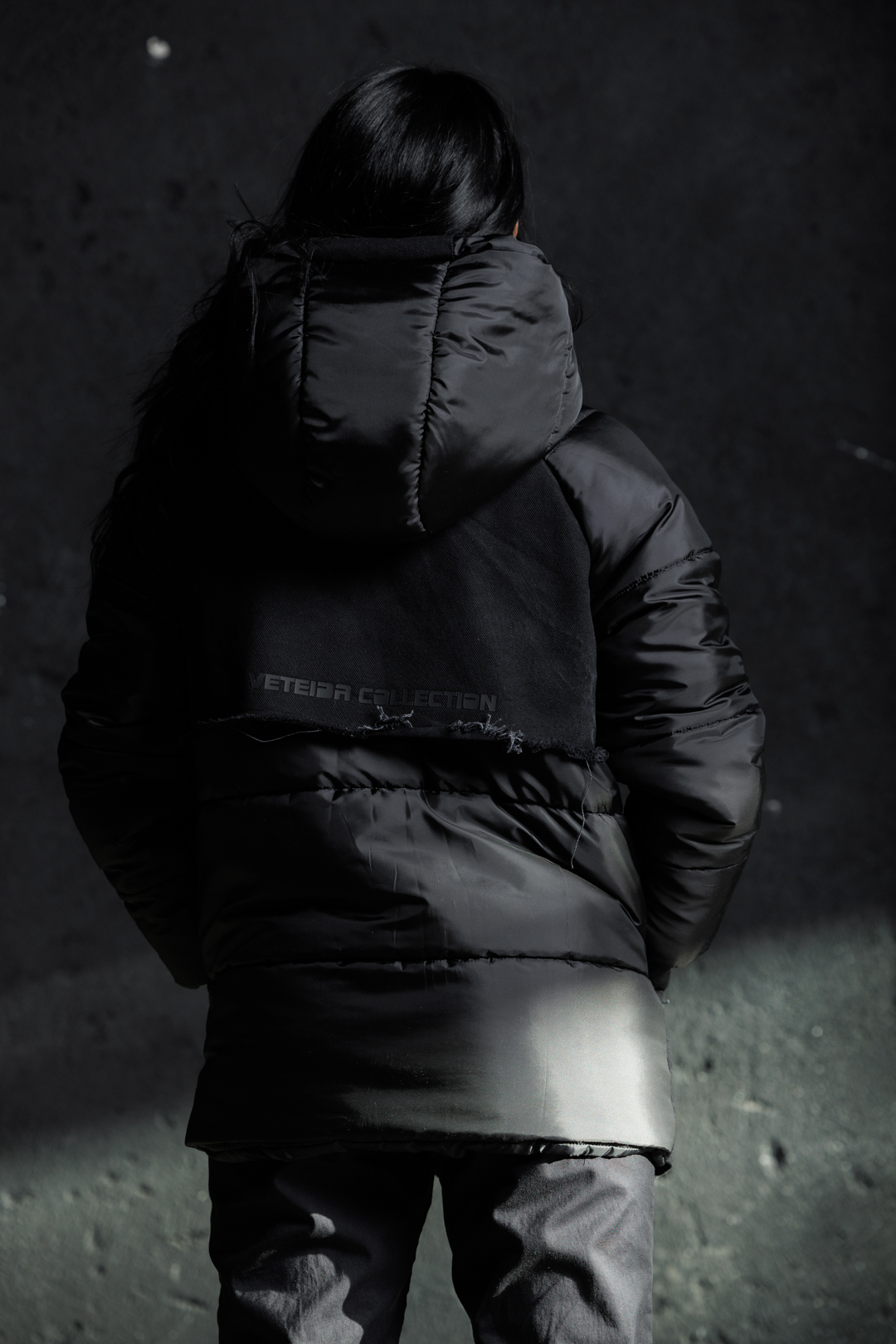 Дамско топло яке veteida black-610 - Image 5