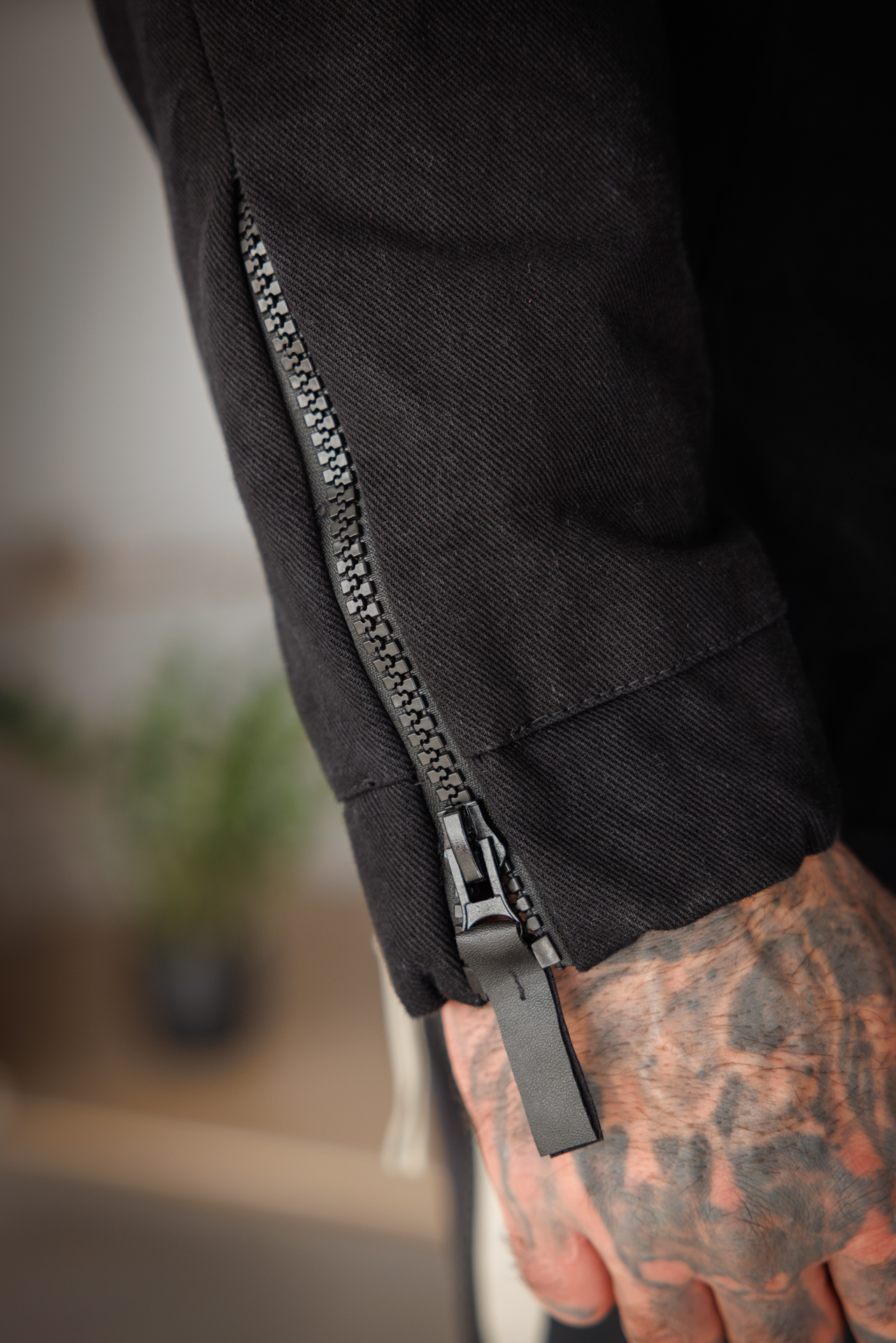 Мъжко дизайнерско яке the king black-м121 - Image 5