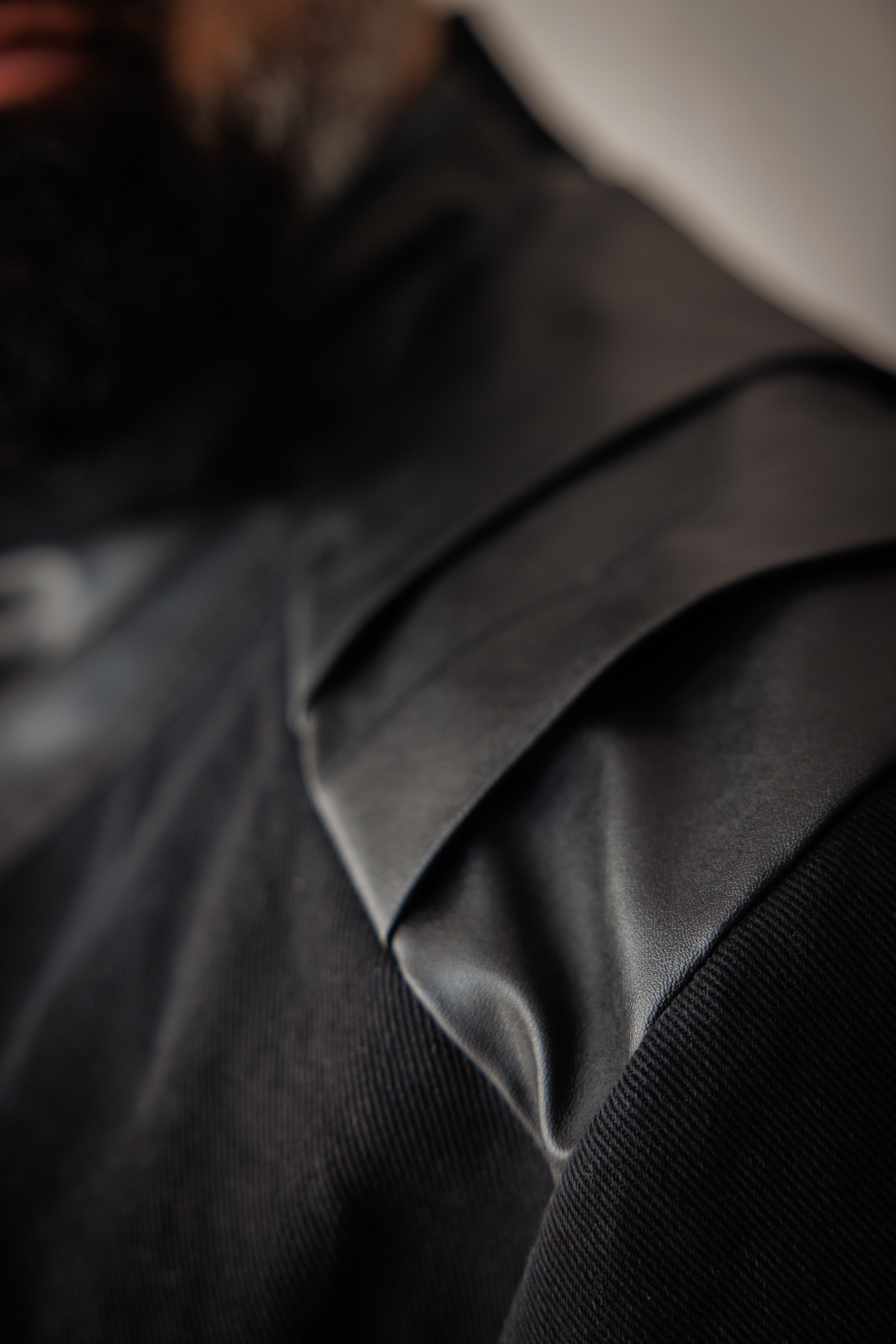 Мъжко дизайнерско яке the king black-м121 - Image 10