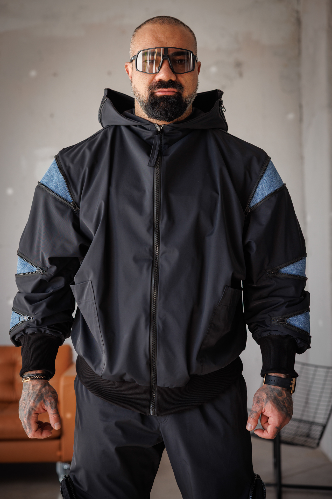 Дизайнерско мъжко яке the king-м110