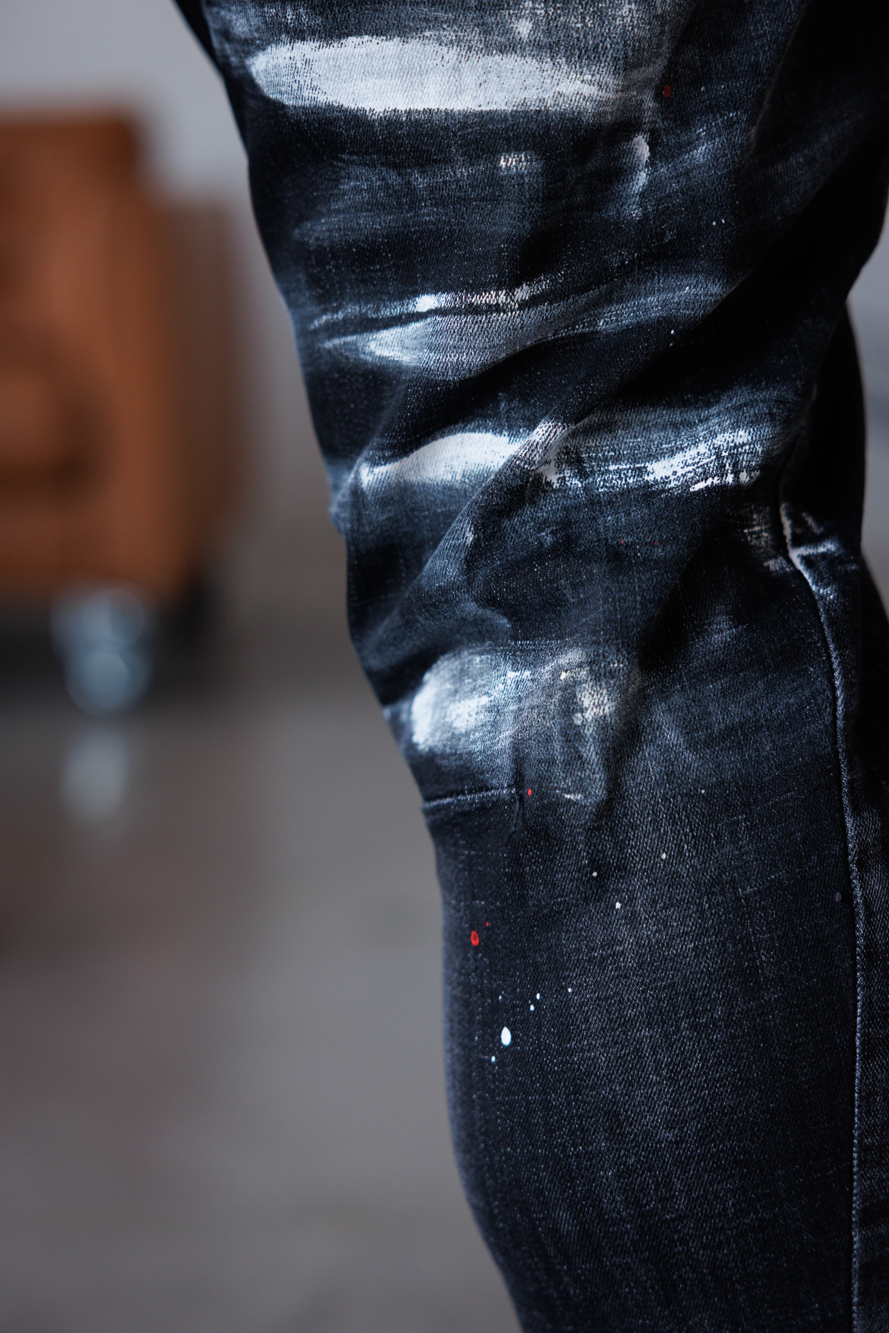 Мъжки дизайнерски дънки the king-м333 - Image 3