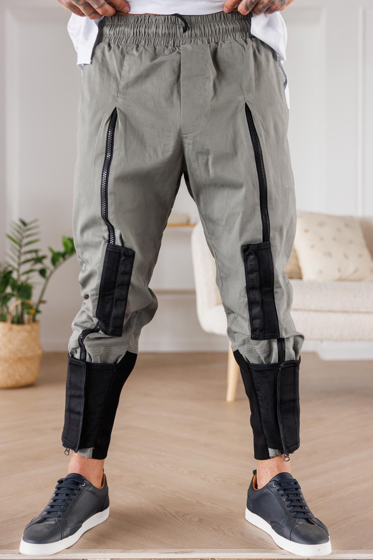 Дизайнерски панталон the king green-м122