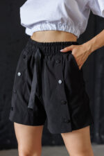 Дамски къси панталони veteida black-662