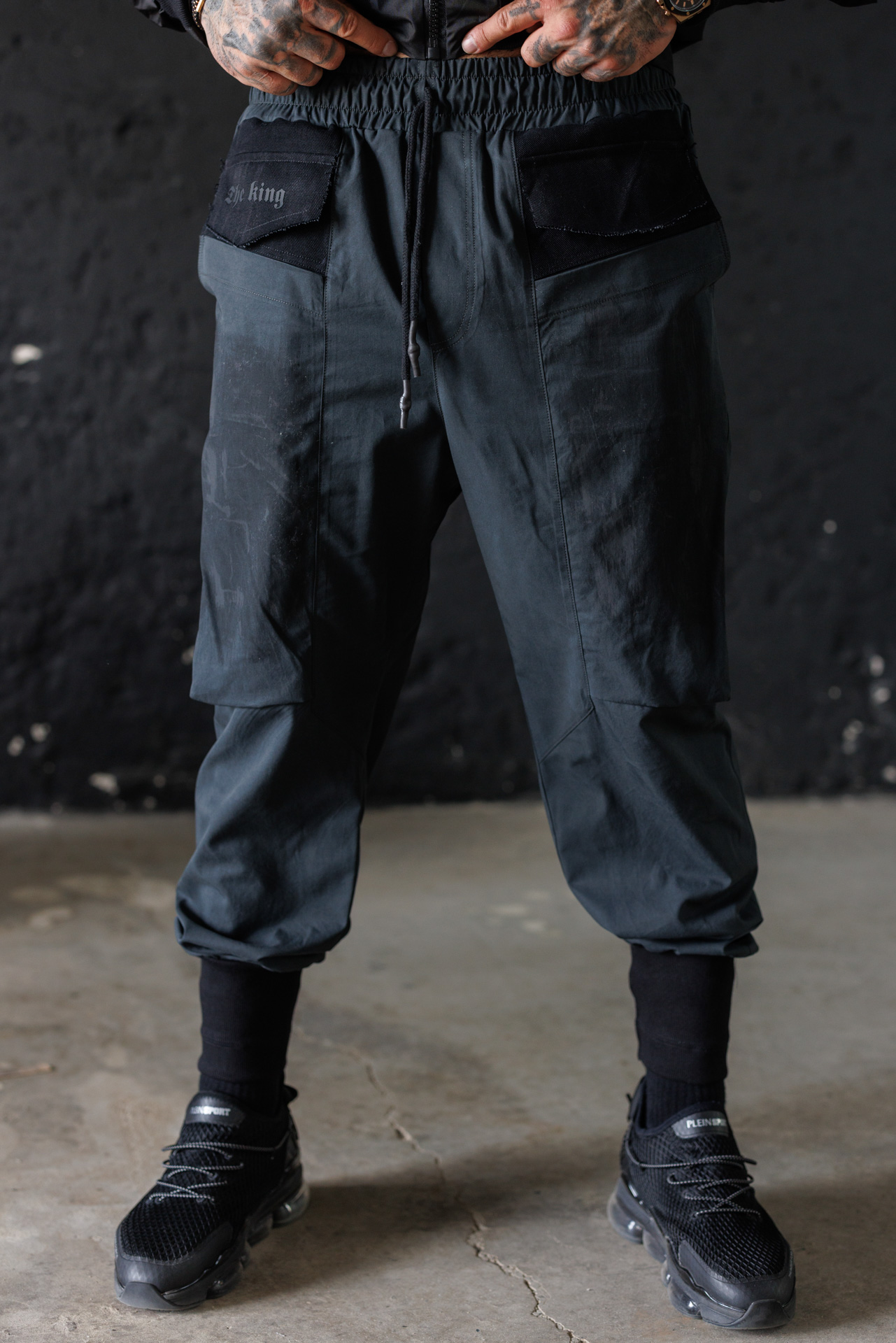 Мъжки панталон графит the кing street pants-м129