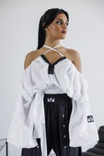 Дамска риза white statement top-683