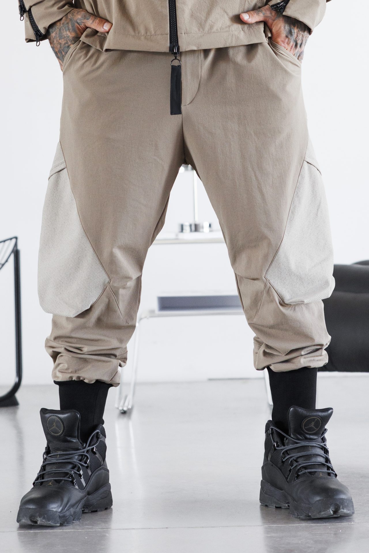 Desert move панталон в бежово с джобове-м151