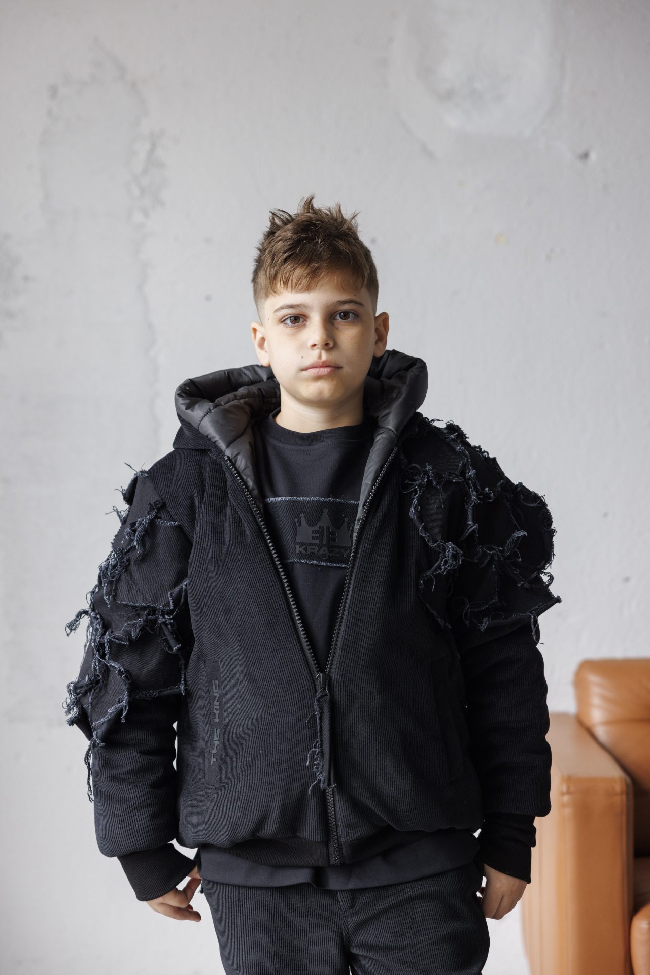 Детско яке за момче с модерни акцент krazy-К02