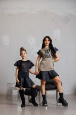 Дамска рокля с елегантна линия veteida beige-698