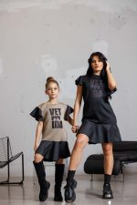 Дамска рокля с елегантна линия veteida black-698