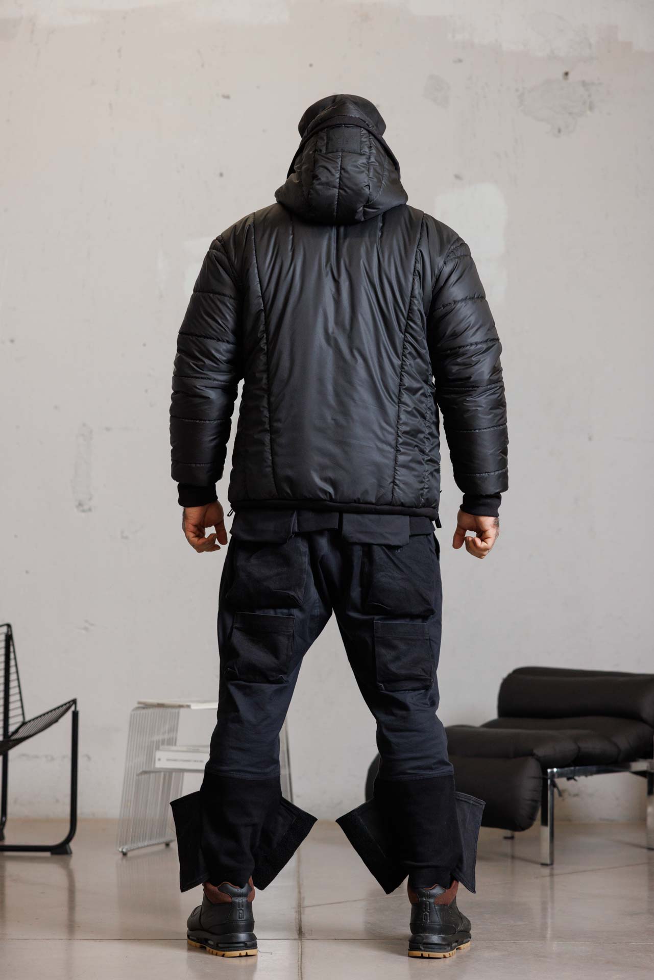 Мъжко зимно яке the king black-м164 - Image 3