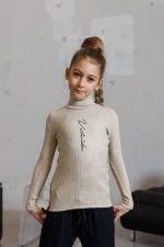 Детско поло в бежов цвят krazy-к022