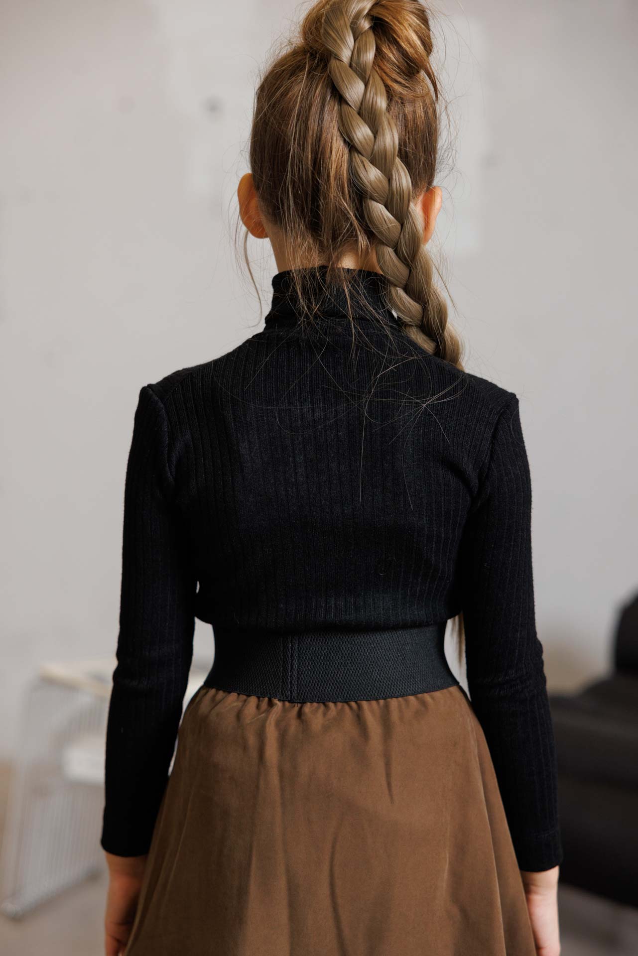 Детско поло в черен цвят krazy-к022 - Image 5