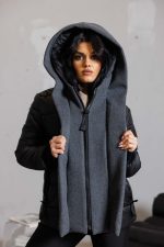 Дамско зимно яке veteida black-693